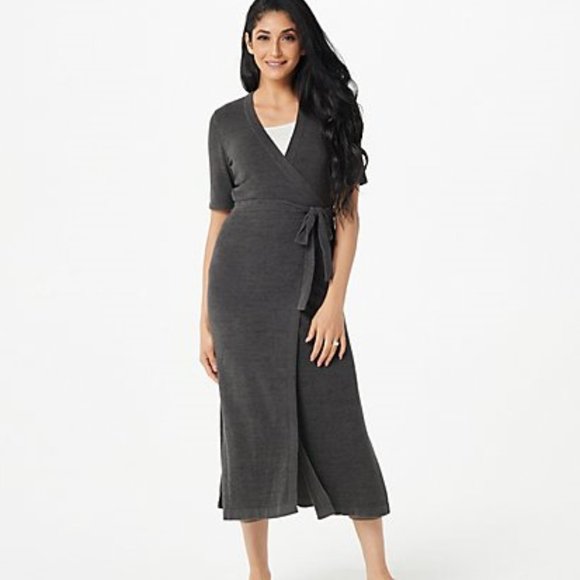 Barefoot Dreams Dresses & Skirts - Barefoot Dreams CozyChic Ultra Lite Wrap Dress